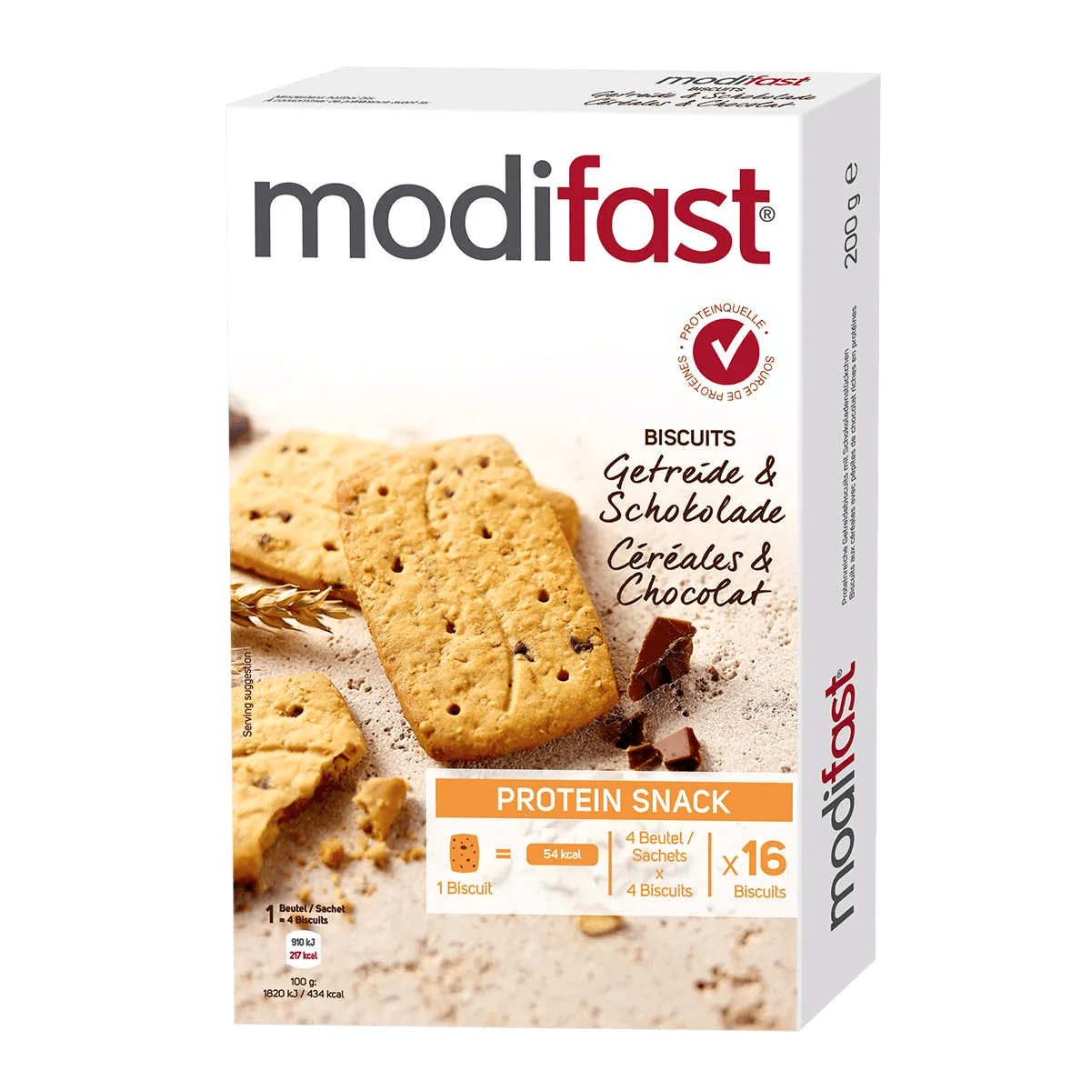 Modifast Getreidebiscuit Chocolat 4 x 50 g