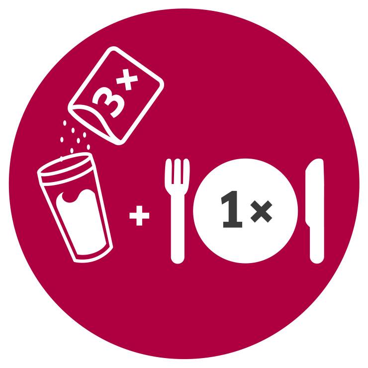 Icon 3x Modifast und 1 Mahlzeit