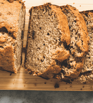 Pain à la banane sans sucre