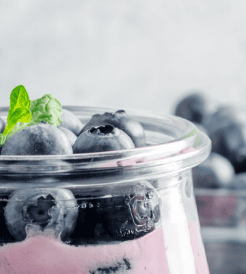 Crème au séré et aux baies